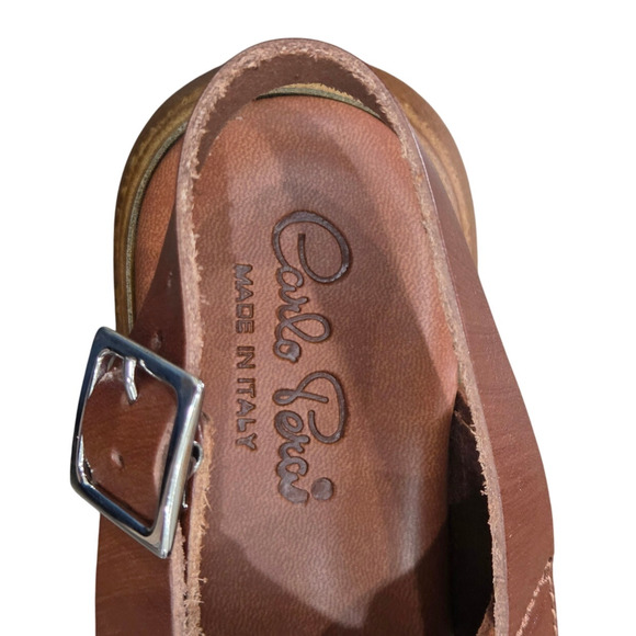Carlo Pera Women's Clogs Sandals Size 38 Comfort Suede Made in Italy - NEW - Picture 8 of 11